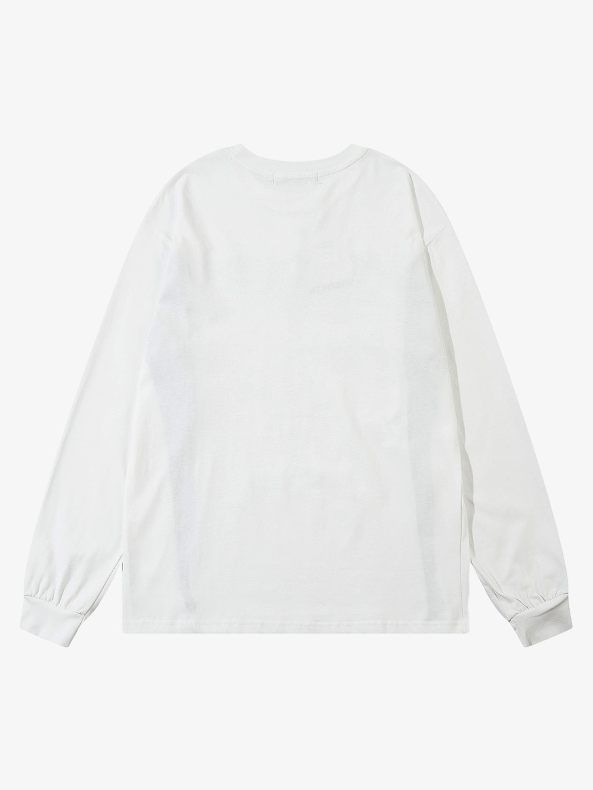 Thesupermade Star Necklace Cross Graphic Long Sleeve T-shirt