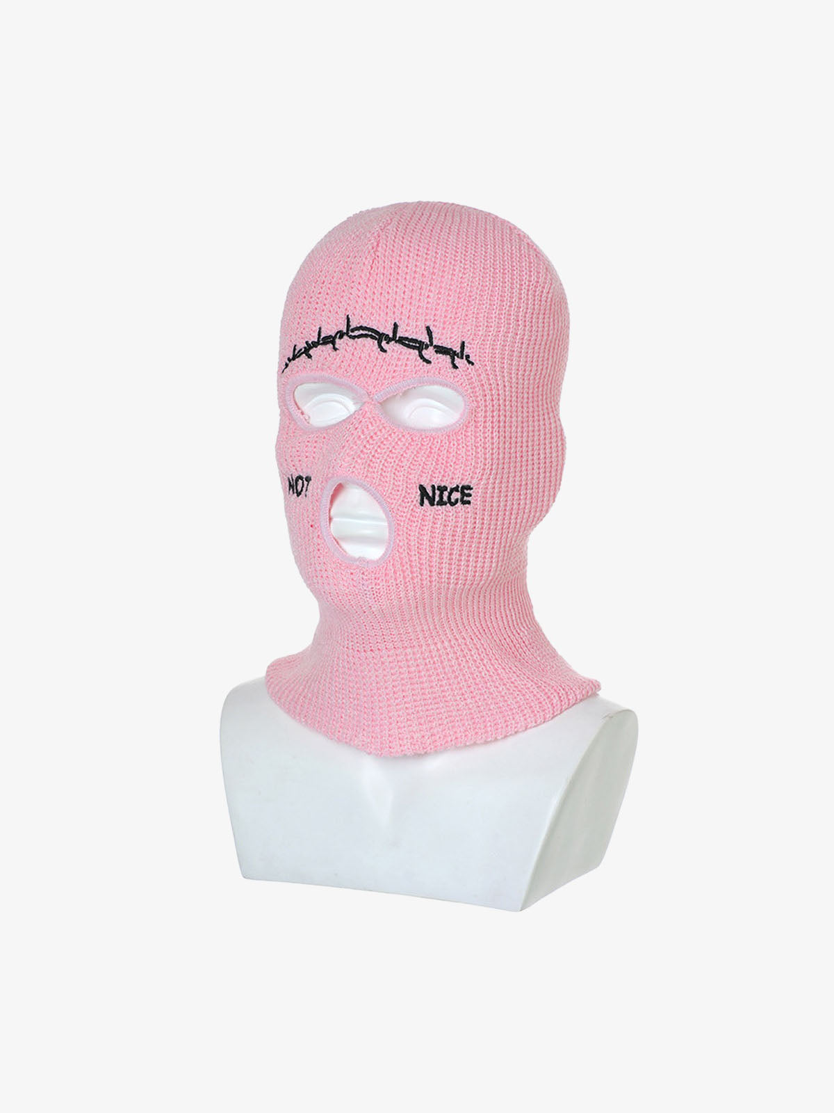Thesupermade Retro Hip-hop Fun Knitted Balaclava