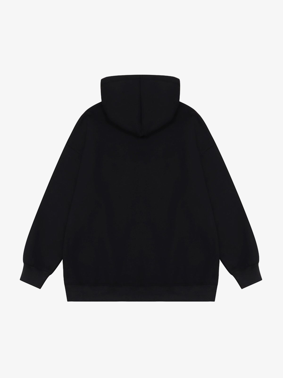Thesupermade Blur Graphic Chain Hooded Sweatshirt