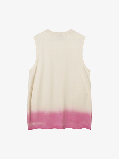 Street Necklace Graffiti Spray-Painted Vest