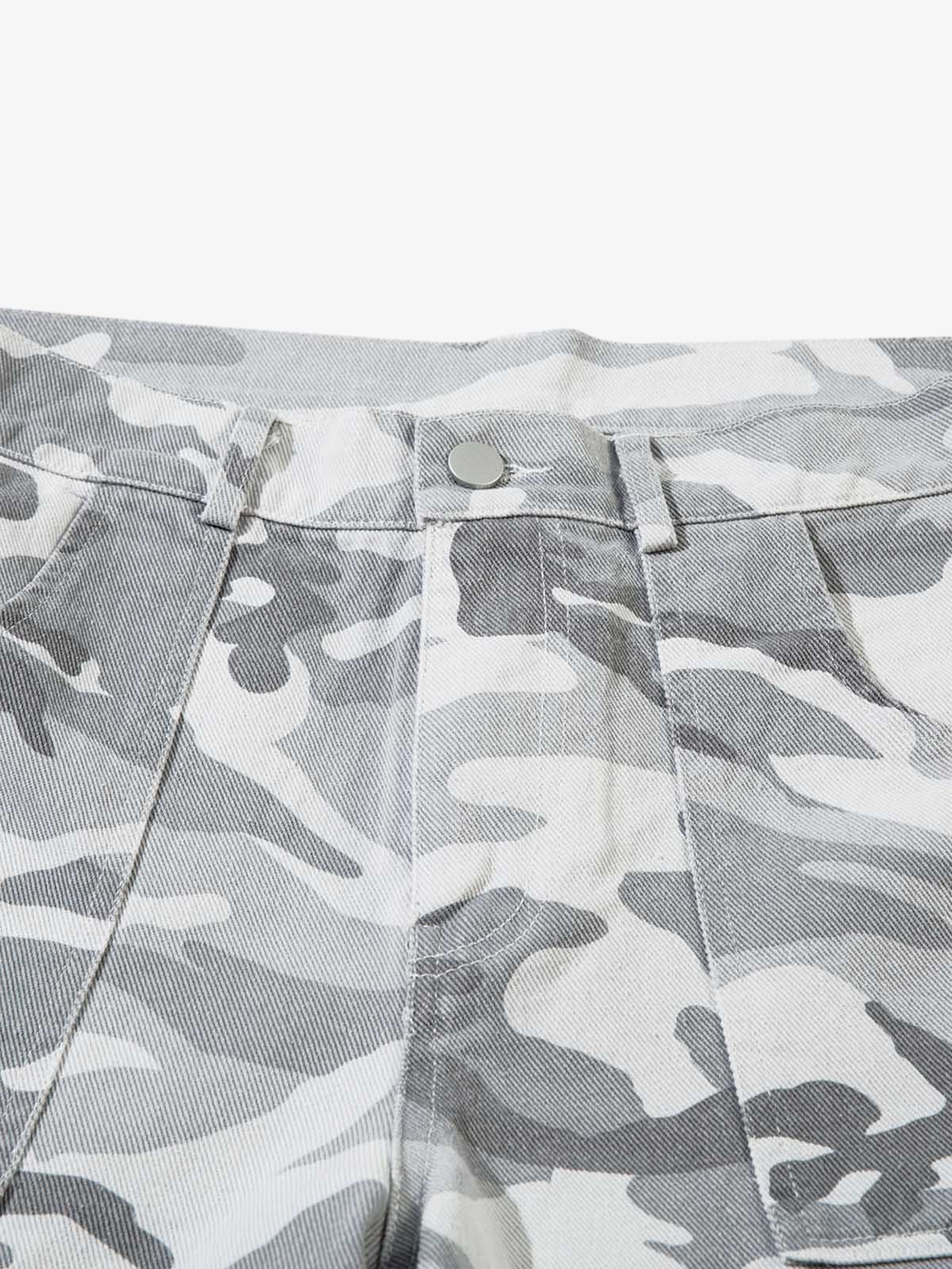 Camouflage Multi Pocket Cargo Pants - 2289