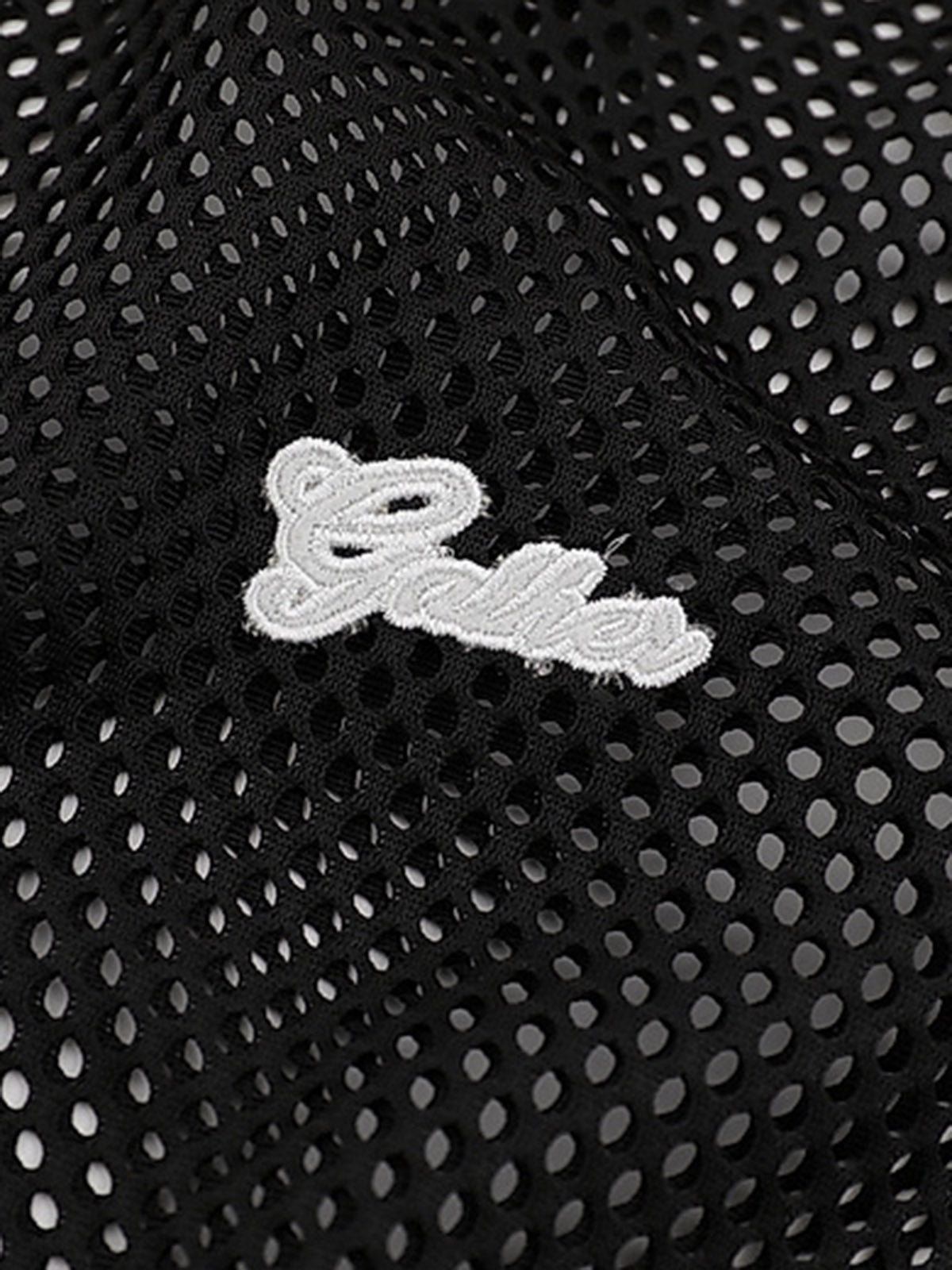Hollow Sports Mesh Embroidered Letters Vest