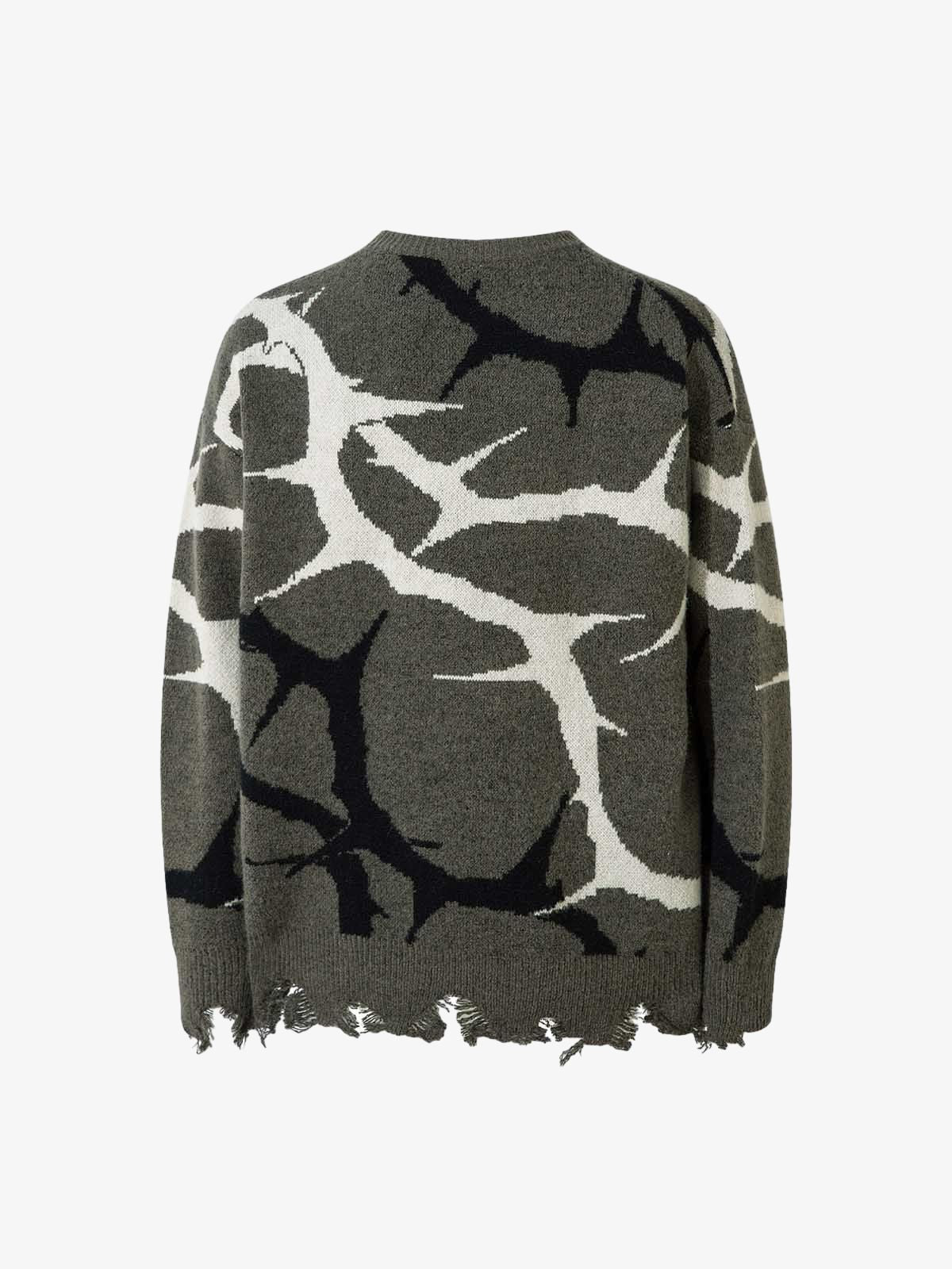 Thesupermade Thorn Destroyed Sweater