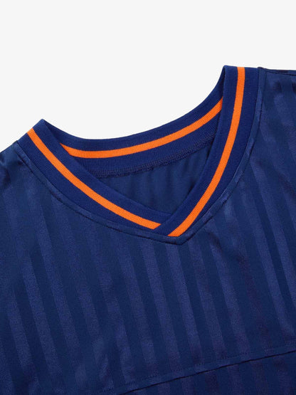 Original Striped Baseball Jersey T-Shirt - 2394