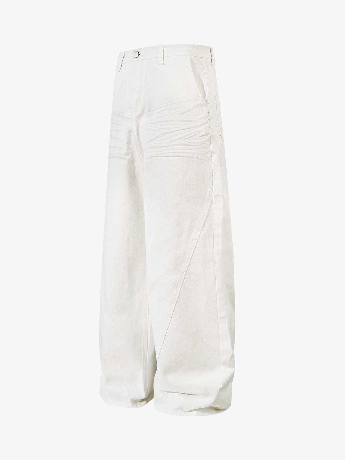 Washed Cleanfit Barrel Jeans