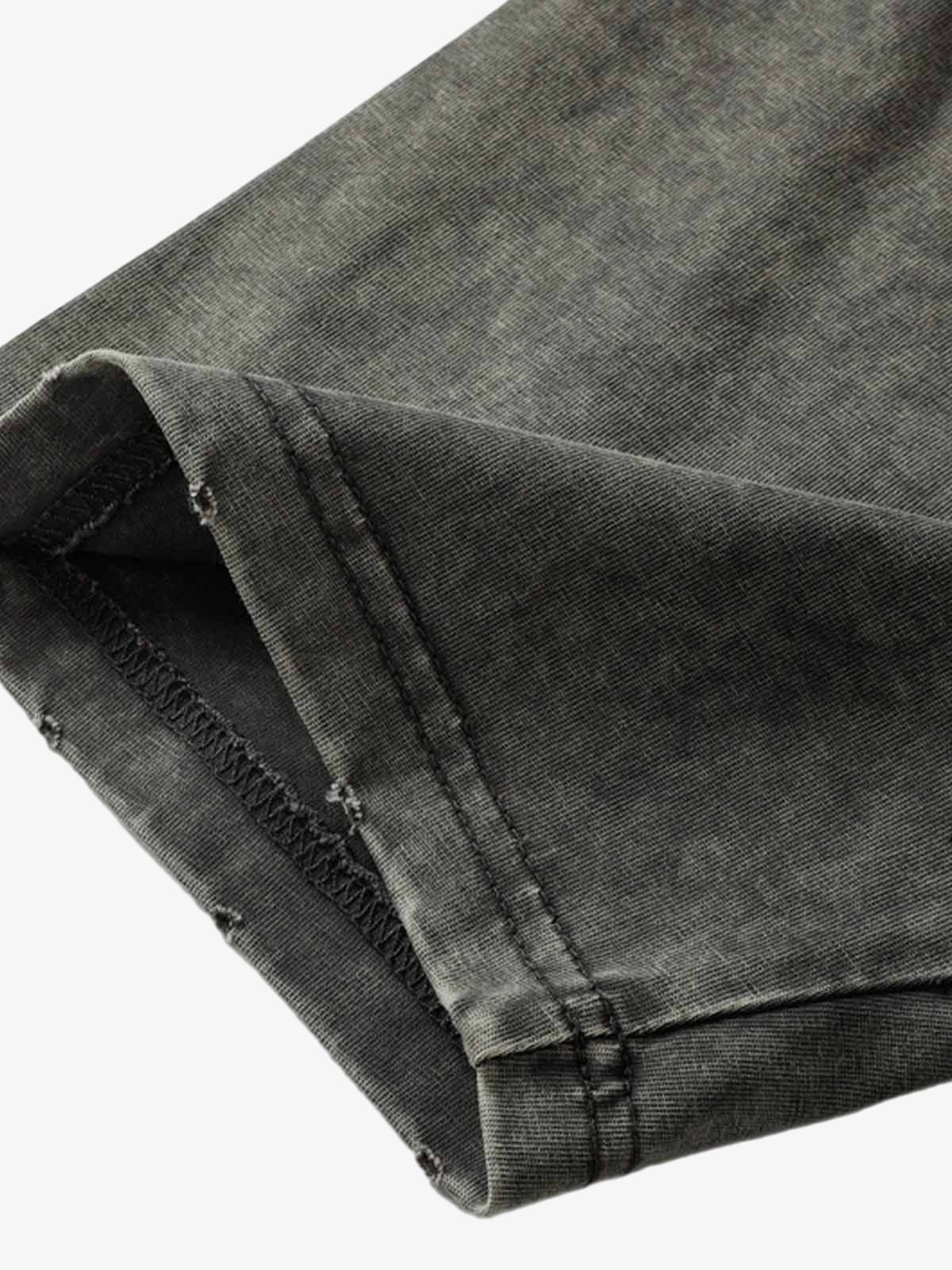 Vintage Washed Multi-Pocket T-Shirt