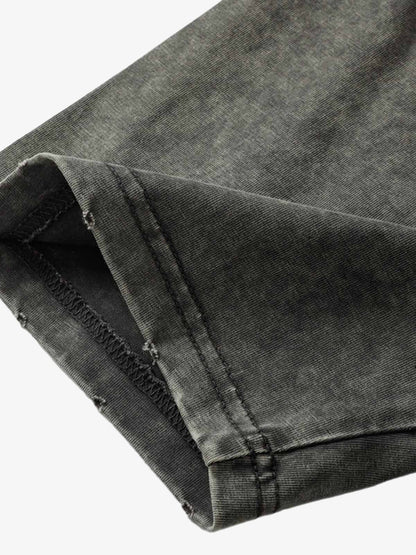 Vintage Washed Multi-Pocket T-Shirt