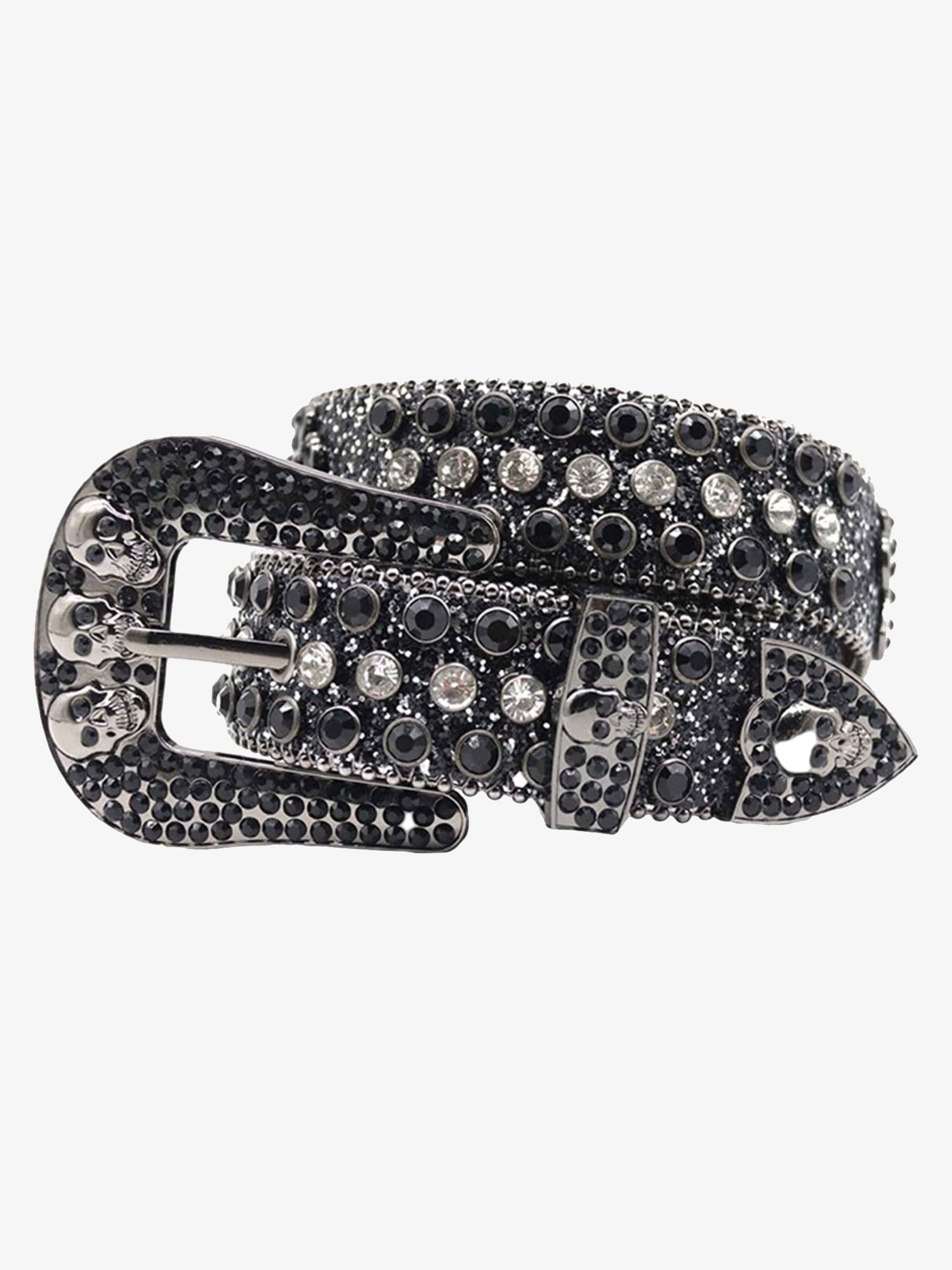 Thesupermade Rhinestone Beaded Belt - 1822