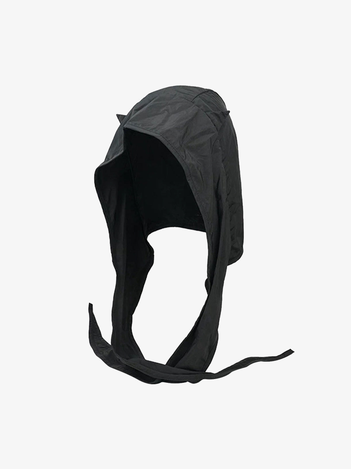 Black Wind Devil Horn Pullover Hat