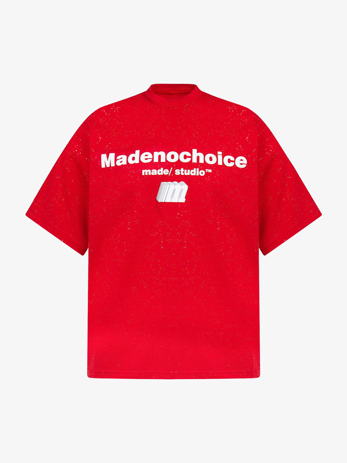 Retro Heavy Starry Sky Print Font Design Short-sleeved T-shirt