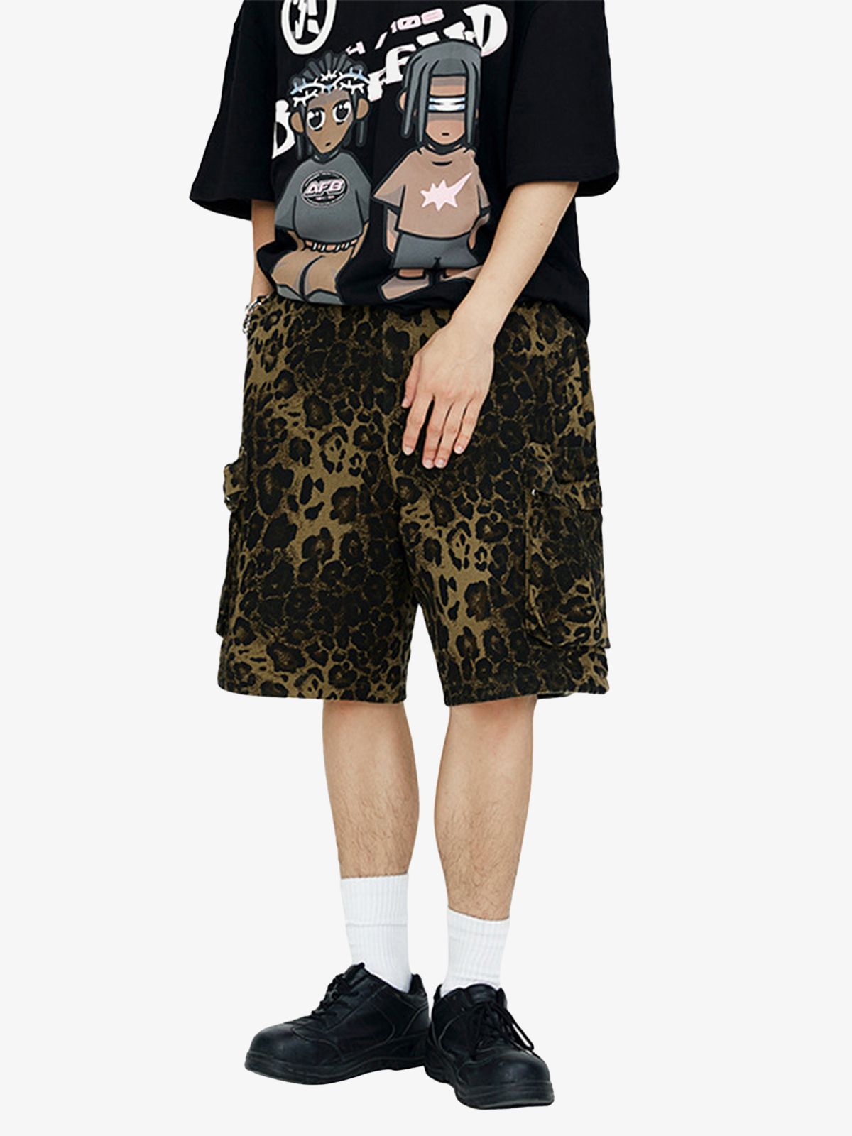 Thesupermade Street Leopard Print Shorts - 2021