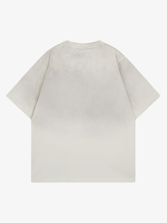 Distressed Digital Print T-shirt