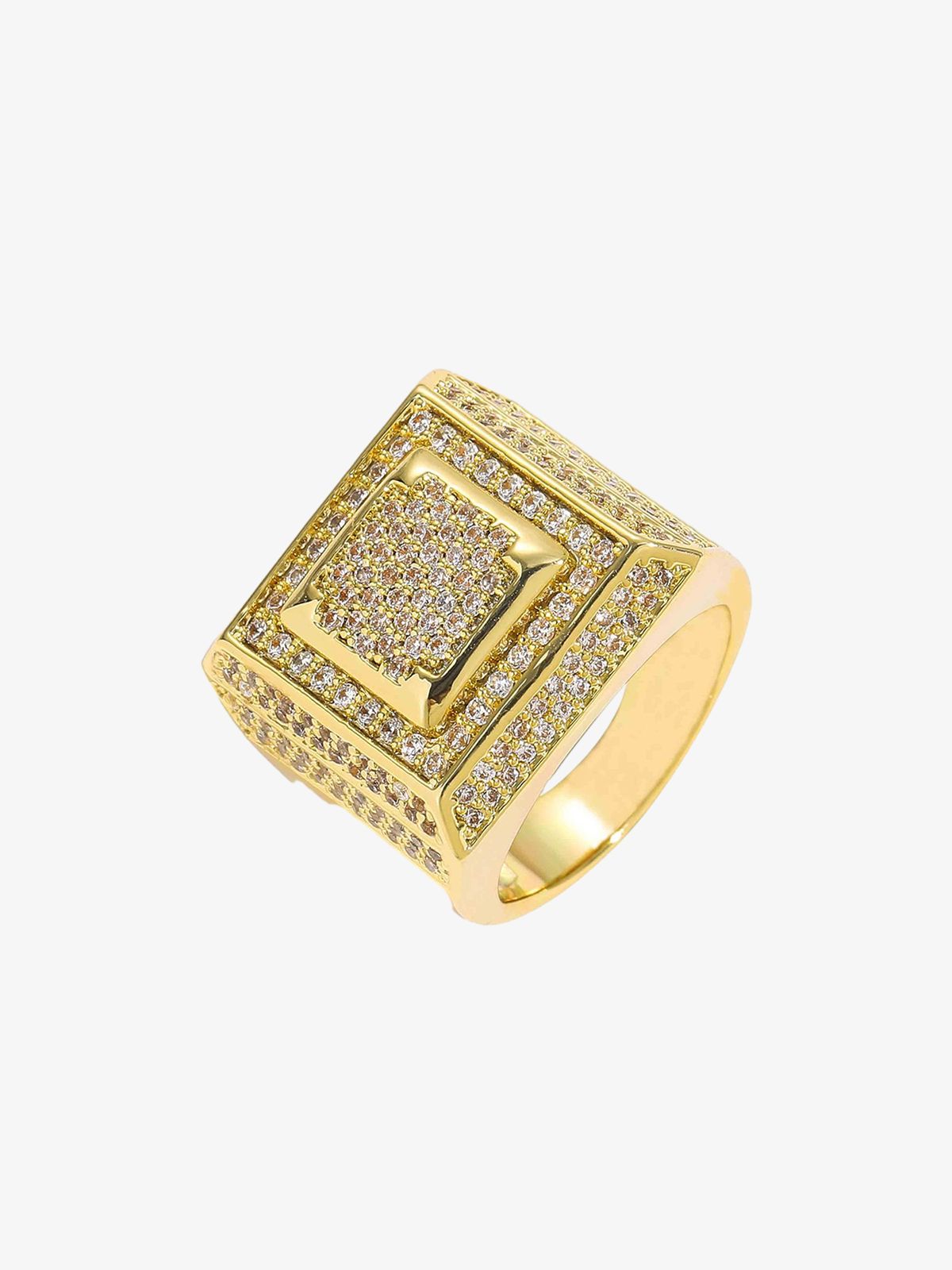 Thesupermade Hip Hop Zirconia Ring