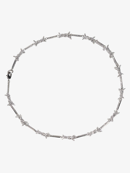 Zircon Thorn Copper Necklace