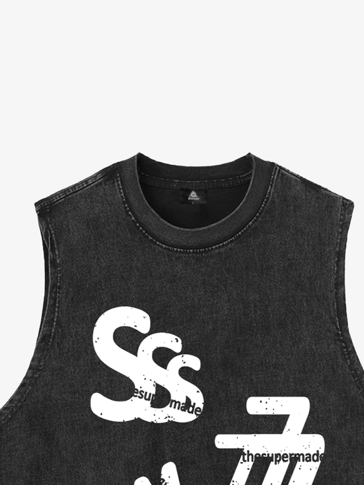 Original Letter Graphic Vest