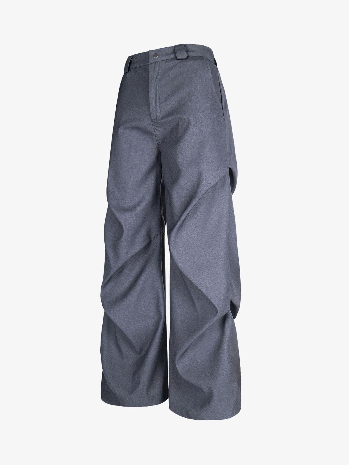 Retro Pleated Drape Cleanfit Pants
