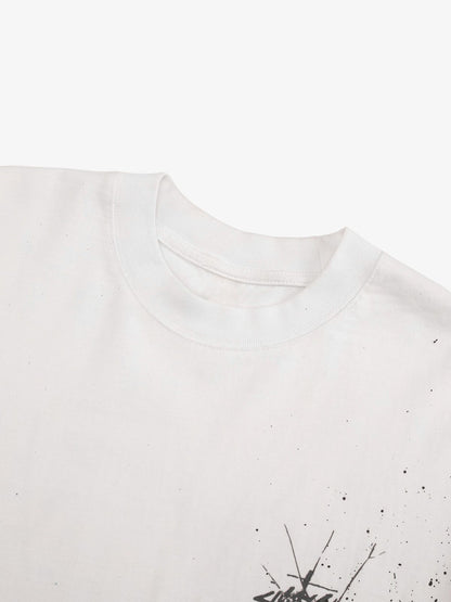 Retro Washed Printed T-shirt