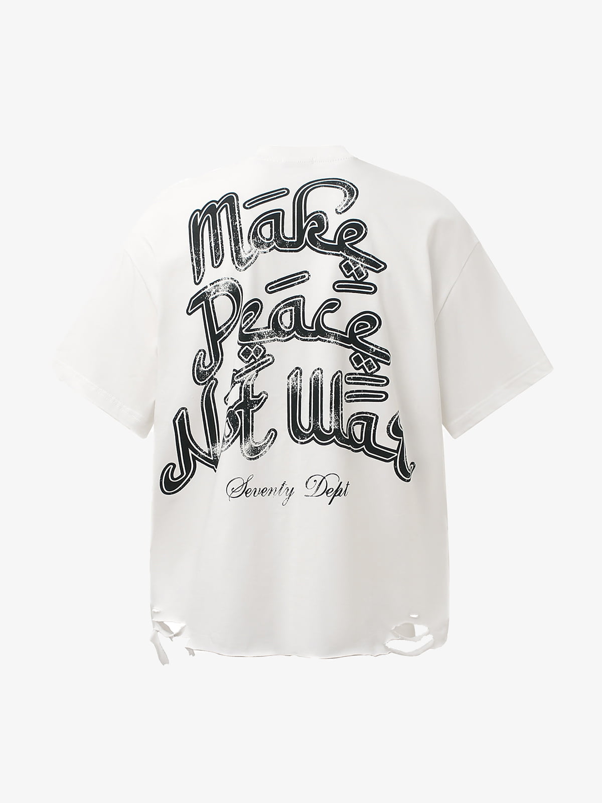 Graffiti Letters Devil Design Graphic T-Shirt