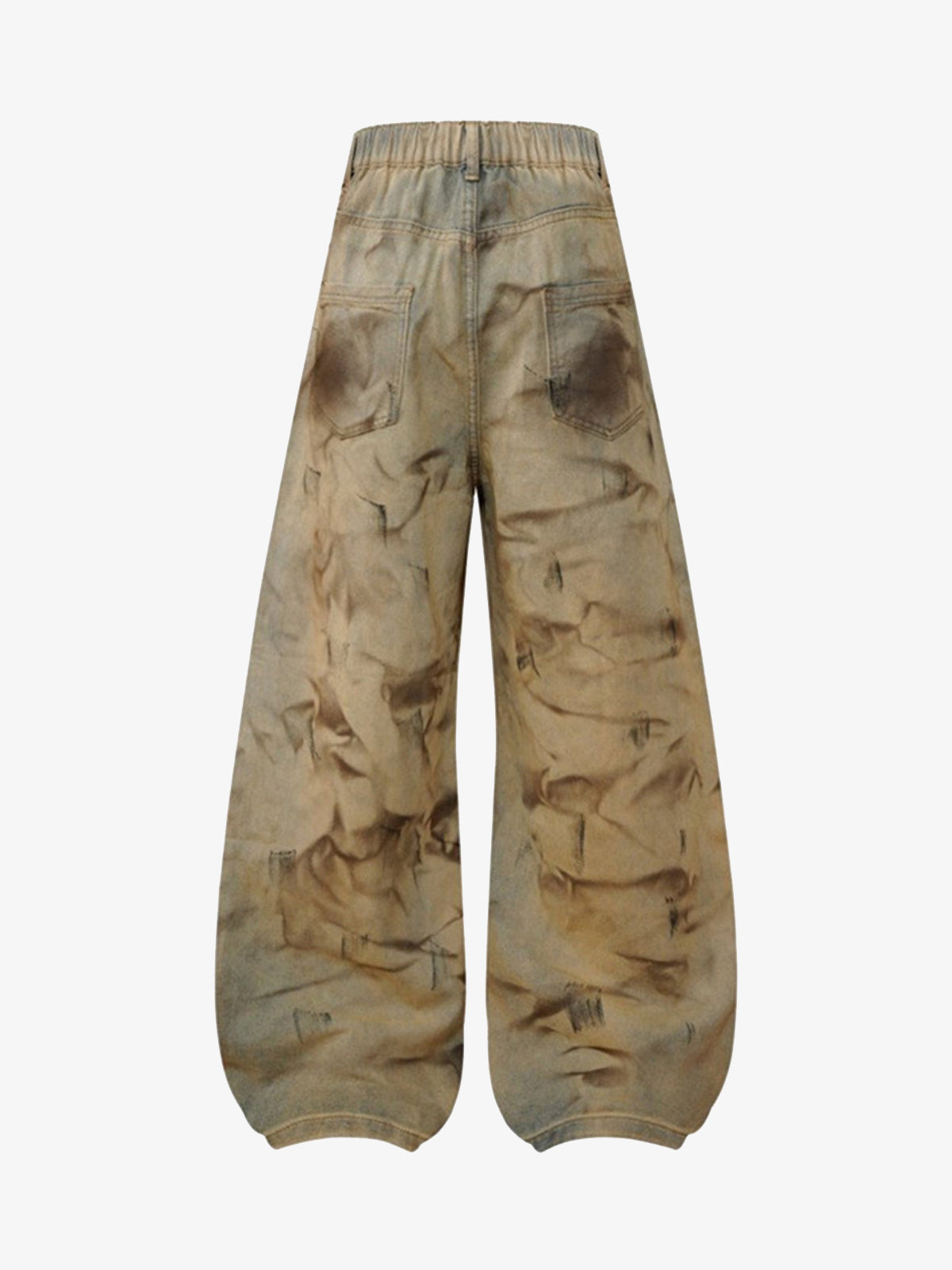 Dirty Dye Baggy Barrel Jeans