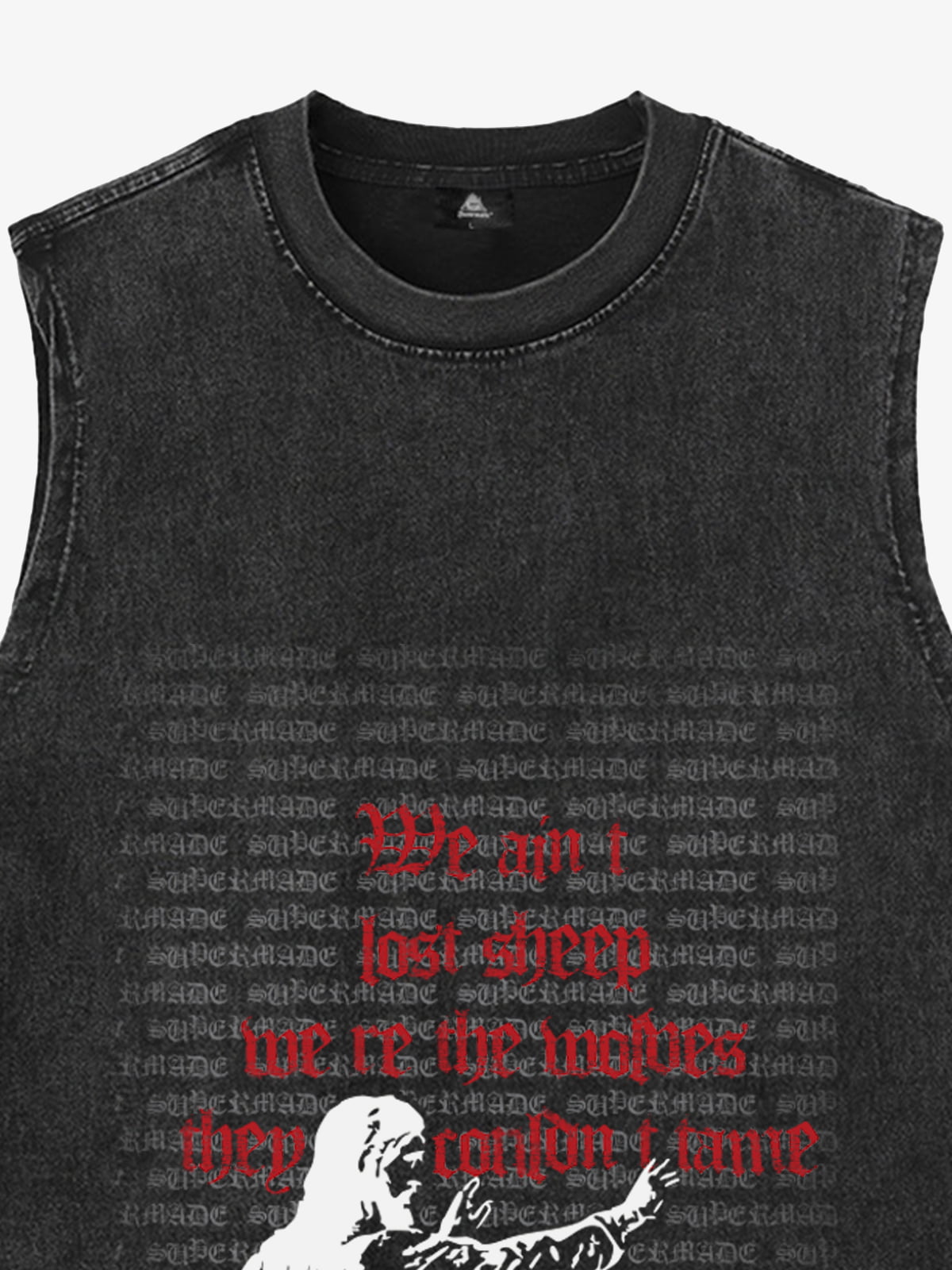 Original Saint Slogan Graphic Vest