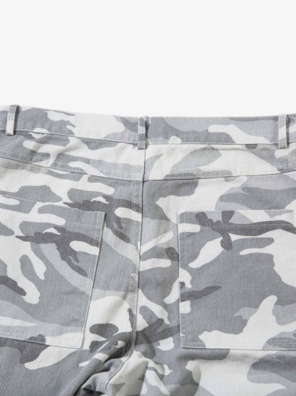 Camouflage Multi Pocket Cargo Pants - 2289