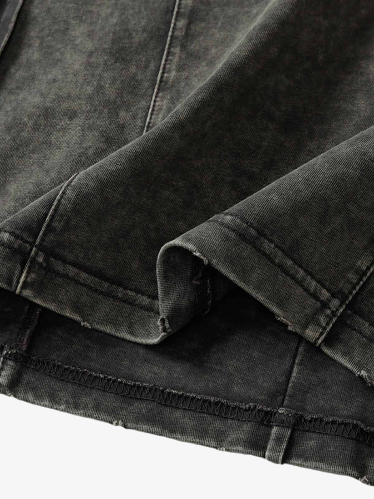 Vintage Washed Multi-Pocket T-Shirt