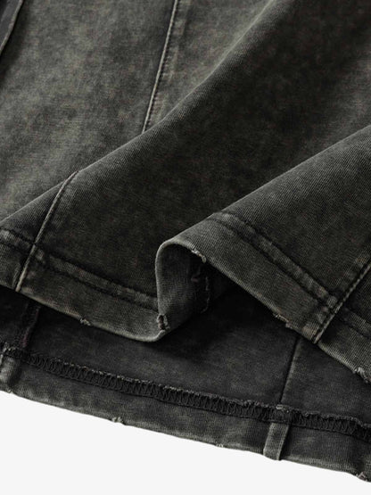 Vintage Washed Multi-Pocket T-Shirt