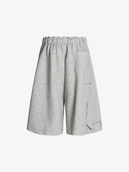 Side Pockets Drawstring Waist Casual Jorts