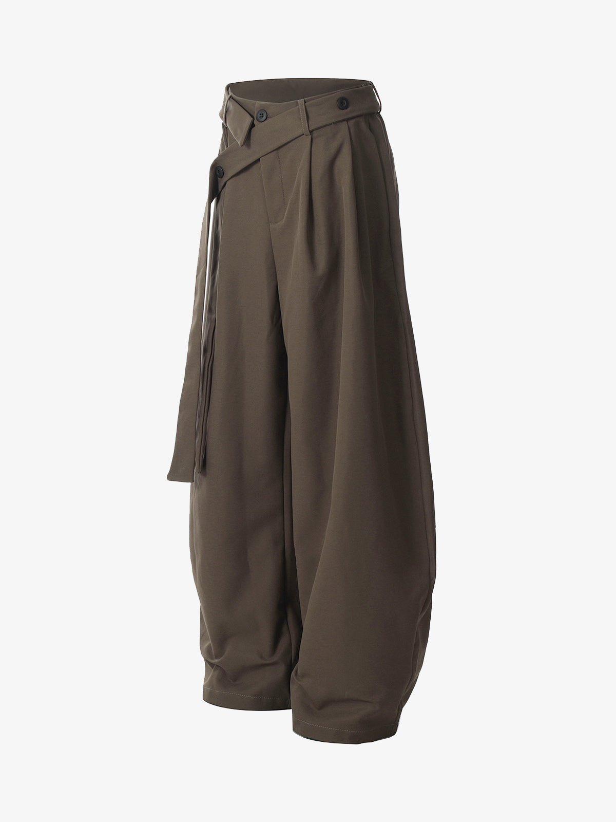 Pleated Belted Machete Track Pants