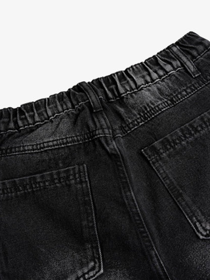 Street Stripe Paneled Work Jeans