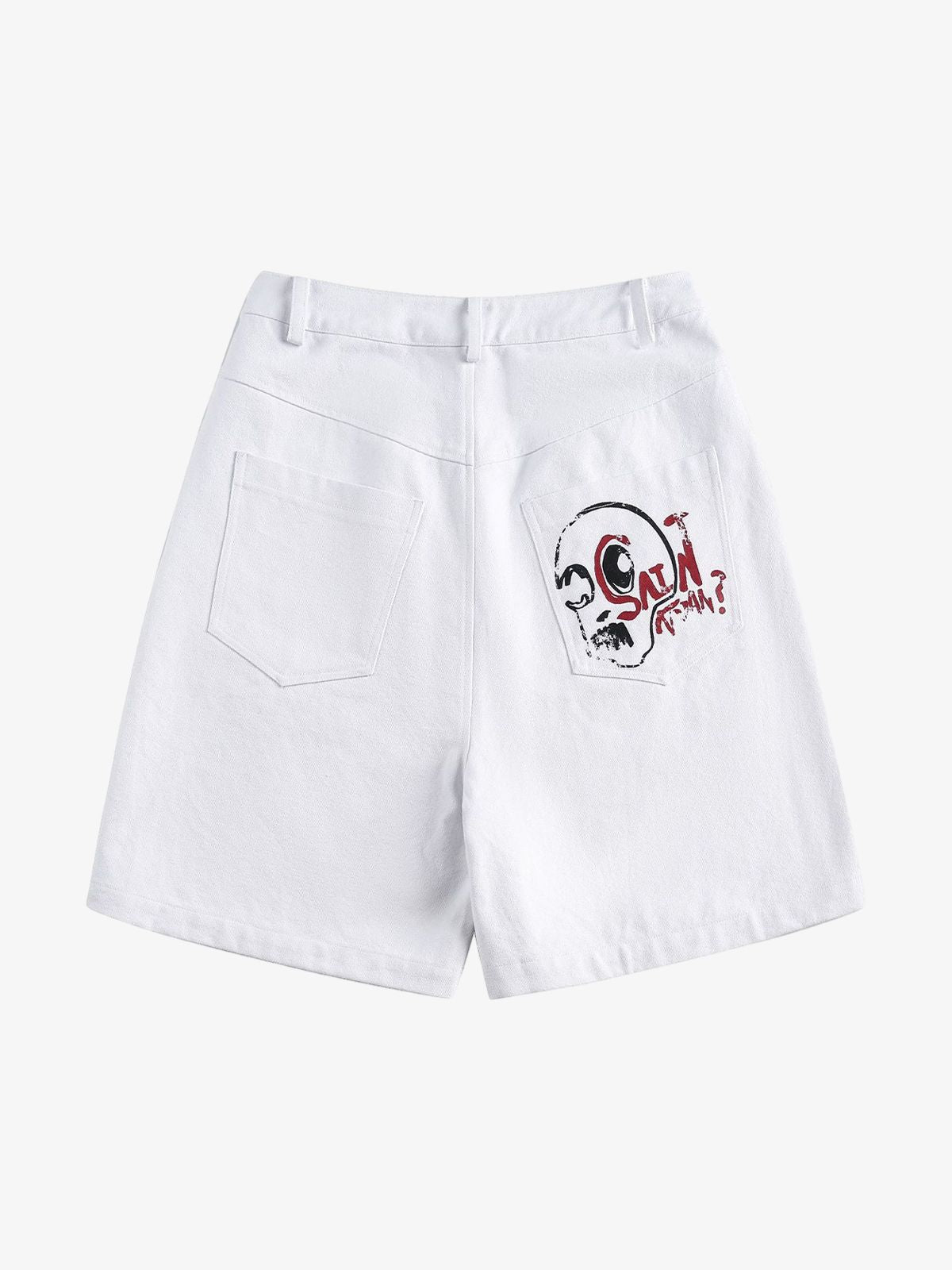 Graffiti Art Denim Shorts