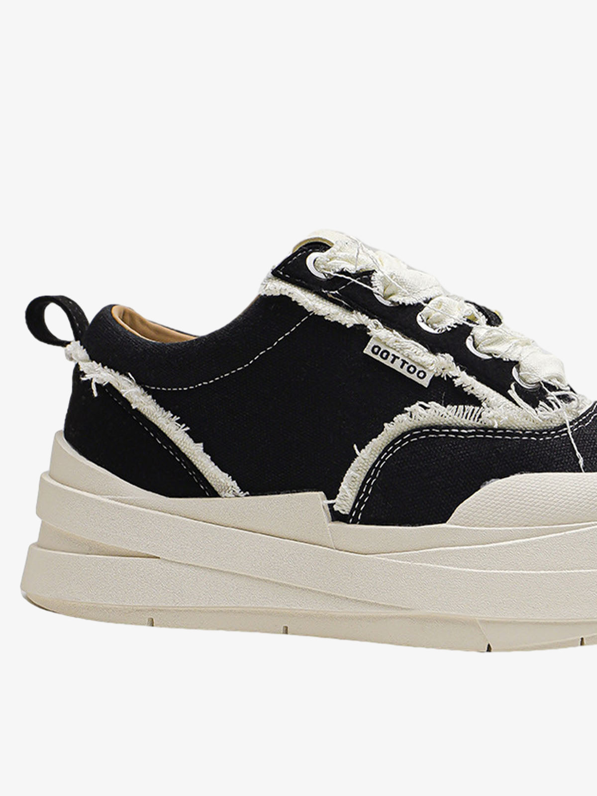 Raggedy Round Toe Sneakers - 2368