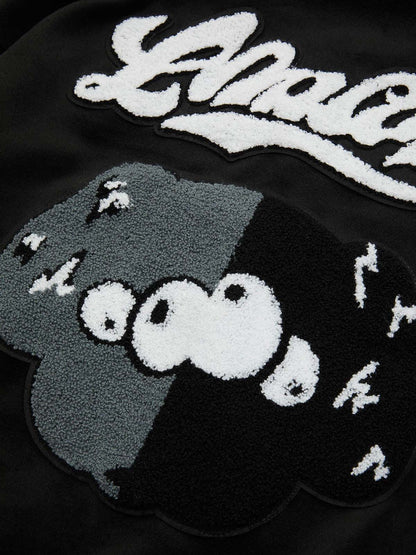 Thesupermade Pink Terry Patch Embroidered Hip Hop Baseball Jersey - 1965