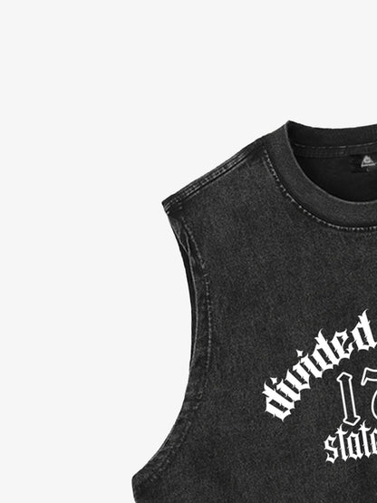 Orginal 1776 Lettering Print Vest