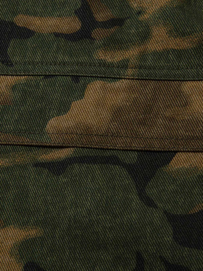 Thesupermade Street Camouflage Multi Pocket Cargo Pants - 2369