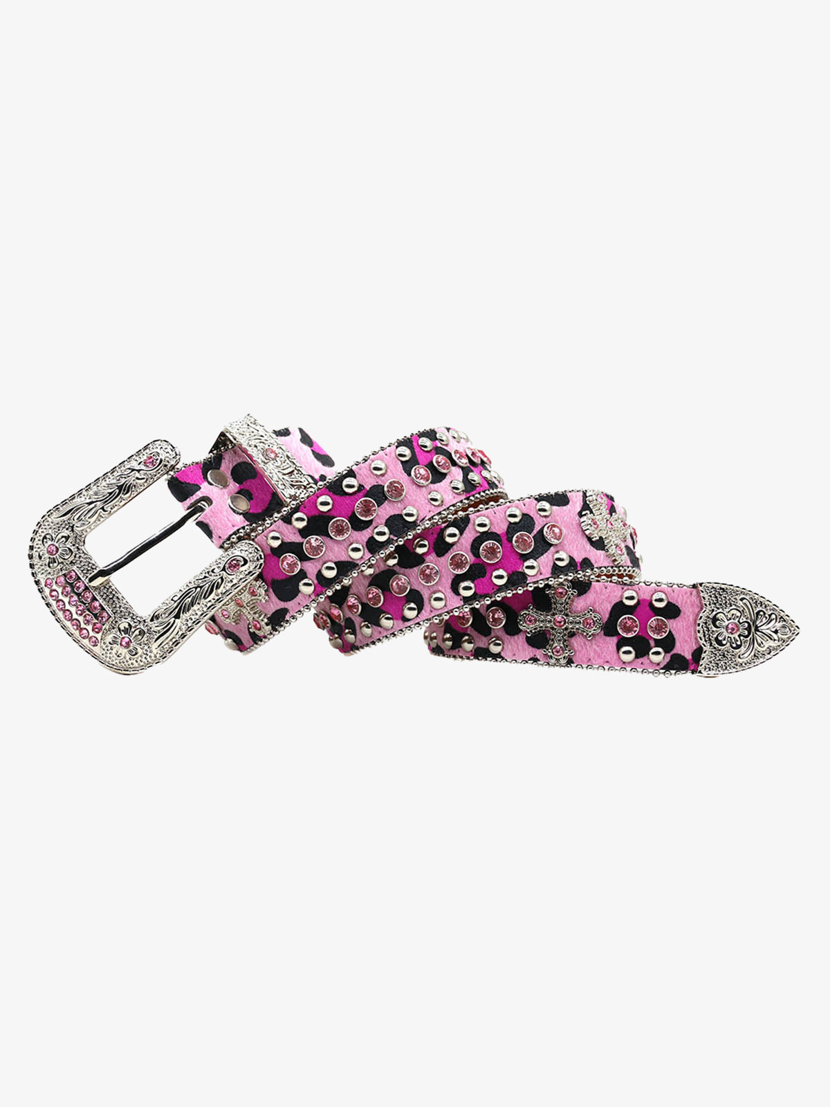 Punk Style Hotfix Rhinestone Belt