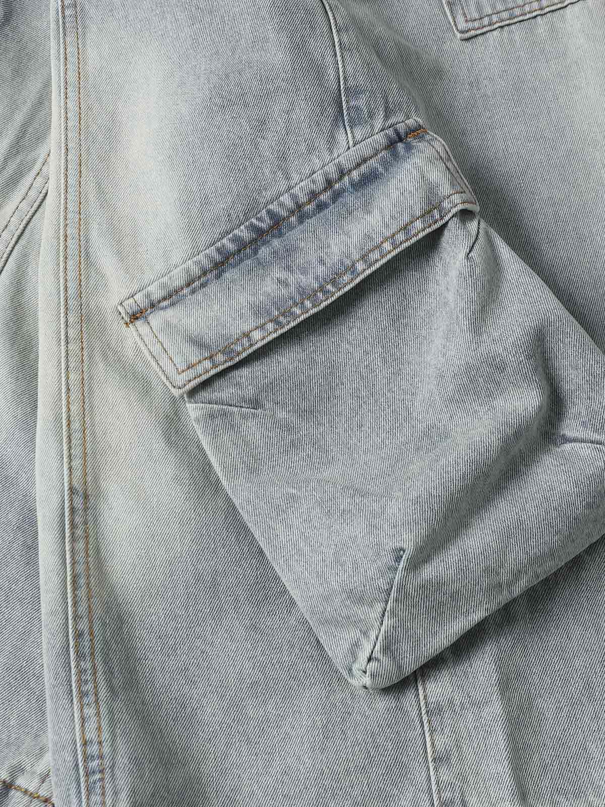Cleanfit Denim Baggy Cargo Jorts