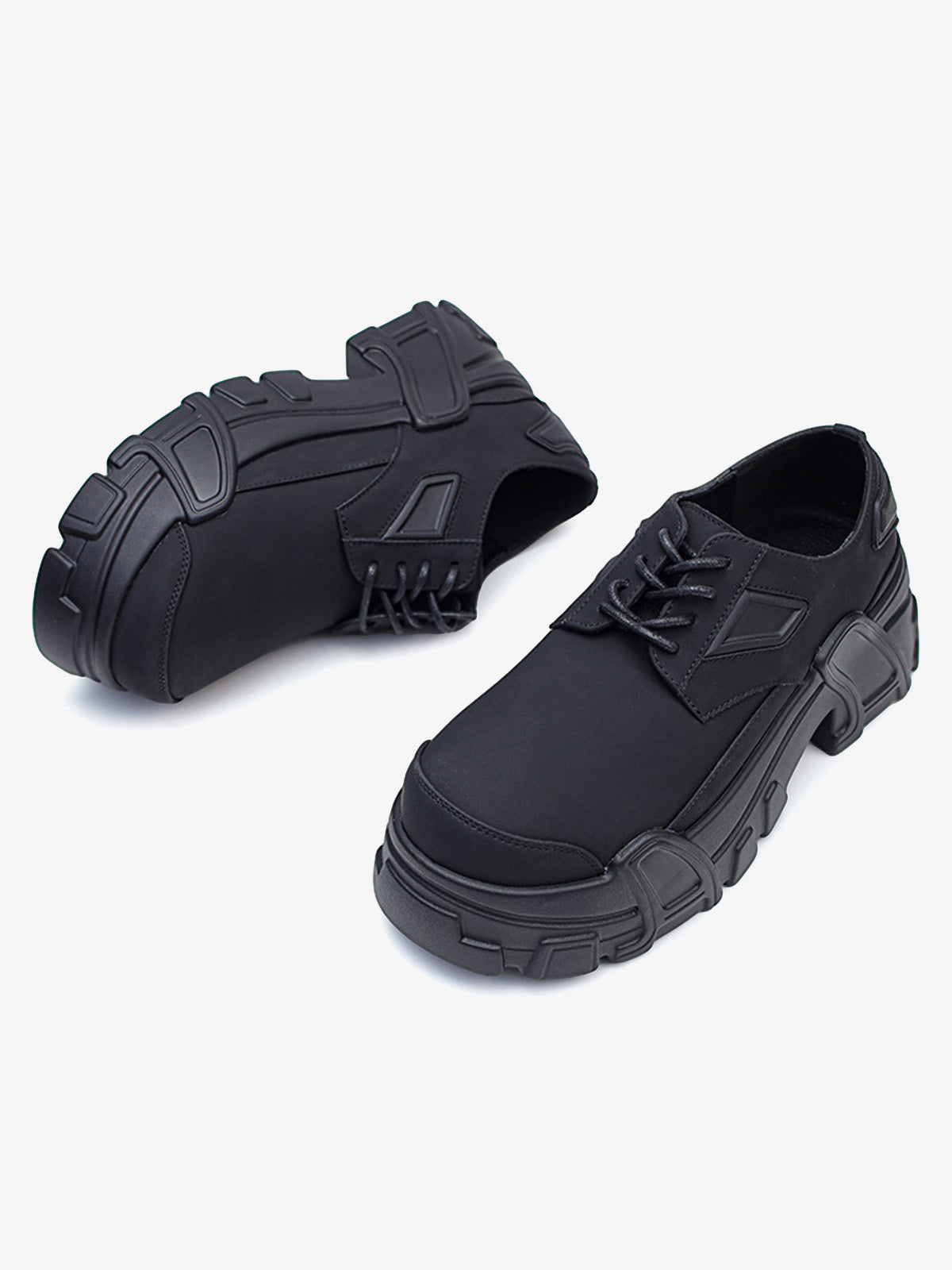 All-Black Platform Shoes
