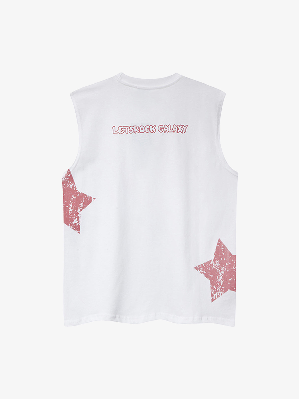 Washed Star Print Vest
