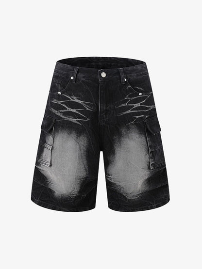 Short Sleeve Shirt & Shorts Denim Set