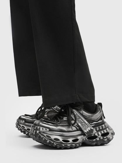 Retro Tire Sole Chunky Sneakers - 2340