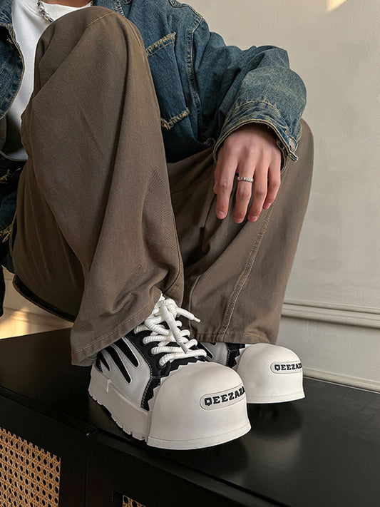 Street Contrast Color Casual Sneakers