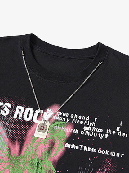 Street Butterfly Graphic Tank Top