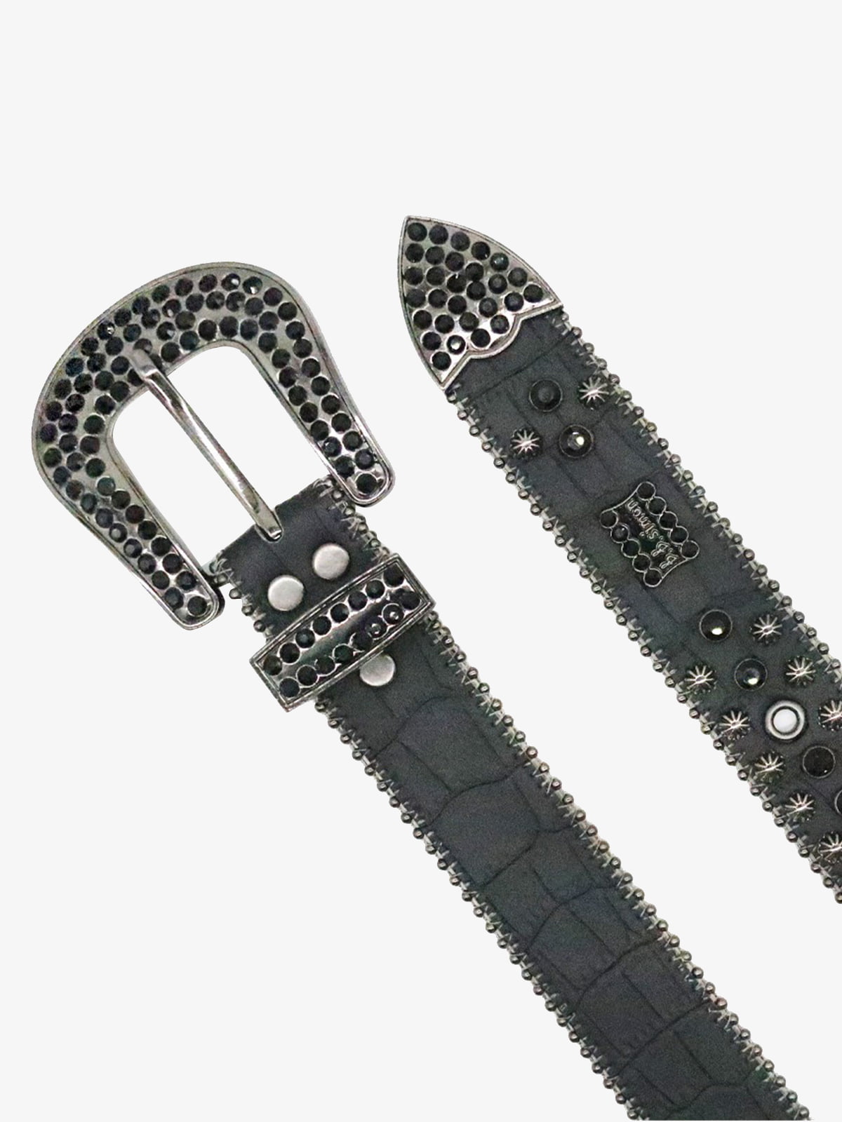 Street Rhinestone Studded Belt