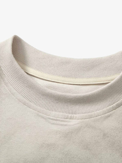 Vintage Washed Graphic Distressed Vest