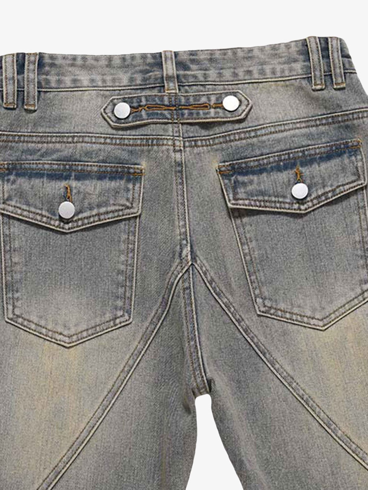 Thesupermade Patchwork Stressed Jeans