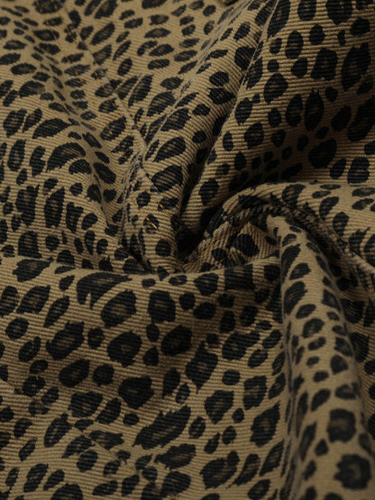 Cheetah Print Barrel Pants - 2416