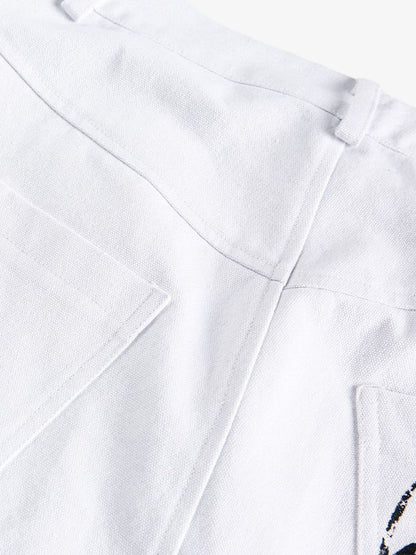 Graffiti Art Denim Shorts