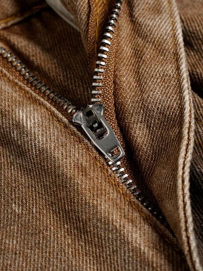 Street Ripped Dirty Dye Jeans