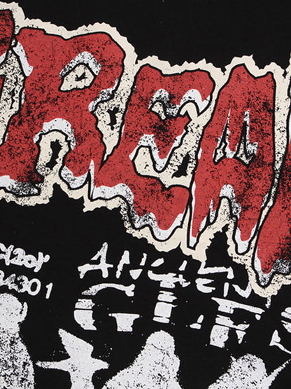 Graphic "BREAK" Print T-Shirt